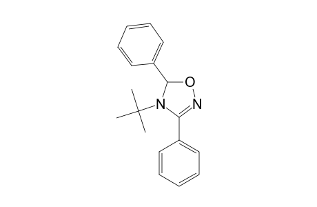 4-tert-Butyl-3,5-diphenyl-4,5-dihydro-1,2,4-oxadiazole