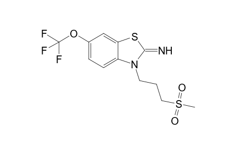 (RS)-2-Imino-3-(3-methylsulfonylpropyl)-6-trifluoromethoxybenzothiazoline oxalate