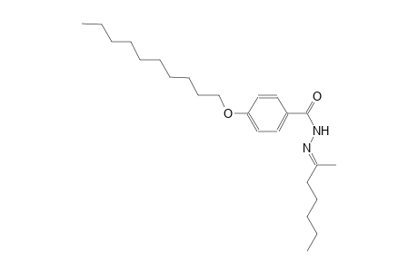 benzoic acid, 4-(decyloxy)-, 2-[(E)-1-methylhexylidene]hydrazide
