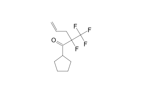 1-Cyclopentyl-2-fluoro-2-(trifluoromethyl)pent-4-en-1-one