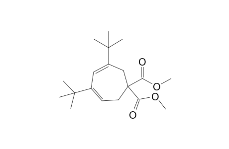 3,5-Ditert-butylcyclohepta-3,5-diene-1,1-dicarboxylic acid dimethyl ester