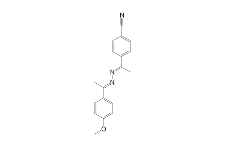 4-[N-[1-(4-methoxyphenyl)ethylideneamino]-C-methylcarbonimidoyl]benzonitrile