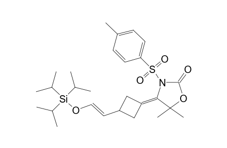 5,5-Dimethyl-3-p-toluenesulfonyl-4-[3-trans-2-triisopropylsiloxyvinyl)cyclobutylidene]oxazolidin-2-one