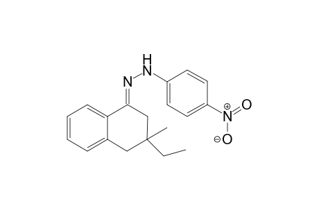 3-Ethyl-3-methyl-1,2,3,4-tetrahydronaphthalen-1-one (4-Nitrophenyl)hydrazone
