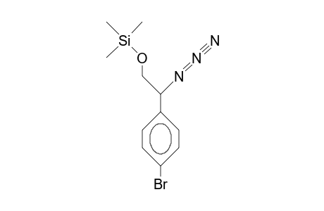 2-Azido-2-(4-bromo-phenyl)-1-trimethylsilyloxy-ethane