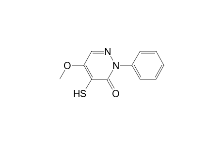5-Methoxy-2-phenyl-4-sulfanyl-3(2H)-pyridazinone