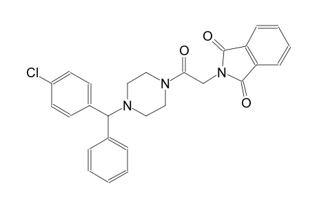 1H-isoindole-1,3(2H)-dione, 2-[2-[4-[(4-chlorophenyl)phenylmethyl]-1-piperazinyl]-2-oxoethyl]-