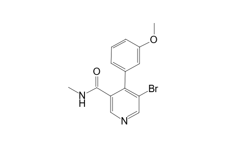 5-Bromo-4-(3-methoxyphenyl)-N-methyl-3-pyridinecarboxamide