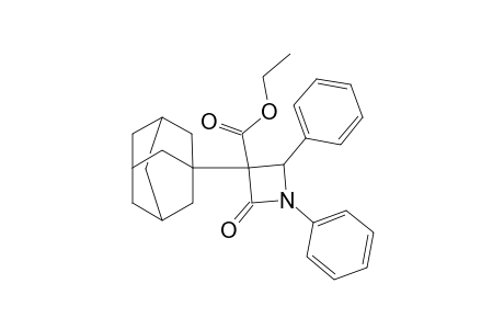 Ethyl 3-(1-adamantyl)-2-oxo-1,4-diphenylazetidine-3-carboxylate