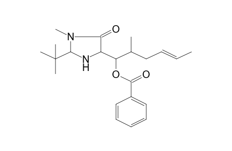 4-Imidazolidinone, 5-[1-(benzoyloxy)-2-methyl-4-hexenyl]-2-(1,1-dimethylethyl)-3-methyl-, [2R-[2.alpha.,5.beta.(1R*,2R*,4E)]]-
