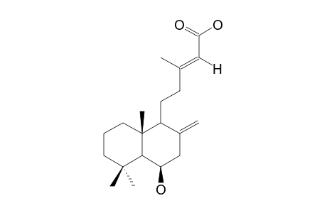(E)-6-BETA-HYDROXYLABDA-8(17),13-DIEN-15-OIC-ACID