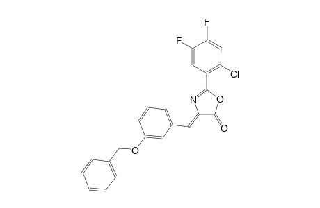 (4Z)-4-[3-(benzyloxy)benzylidene]-2-(2-chloro-4,5-difluorophenyl)-1,3-oxazol-5(4H)-one