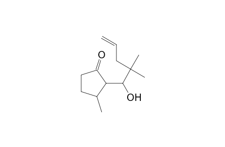 2-(1-hydroxy-2,2-dimethyl-pent-4-enyl)-3-methyl-cyclopentanone