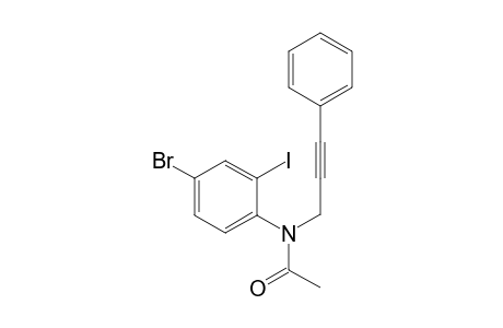 N-(4-Bromo-2-iodophenyl)-N-(3-phenylprop-2-ynyl)acetamide