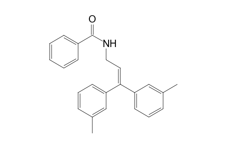 N-Benzoyl-3,3-bis(3-methylphenyl)prop-2-en-1-ylamine