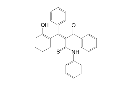 2-Benzoyl-3,N-diphenyl-3-(2-hydroxycyclohexenyl)thiopropenamide