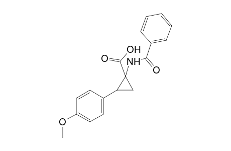 1-benzamido-2-(p-methoxyphenyl)cyclopropanecarboxylic acid