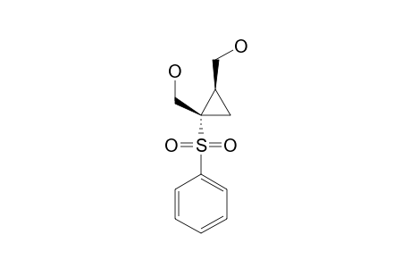 (1R,2S)-1,2-BIS-(HYDROXYMETHYL)-1-PHENYLSULFONYLCYCLOPROPANE