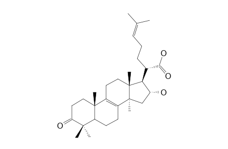 PINICOLIC-ACID-E;16-ALPHA-HYDROXY-3-OXOLANOSTA-8,24-DIEN-21-OIC-ACID