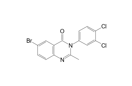 6-bromo-3-(3,4-dichlorophenyl)-2-methyl-4(3H)-quinazolinone