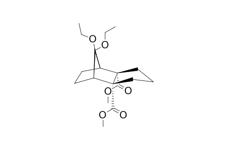 Dimethyl-(1R,2S,6R,7S)-10,10-diethoxytricyclo-[5.2.1.0(2,6)]-decane-2,6-dicarboxylate