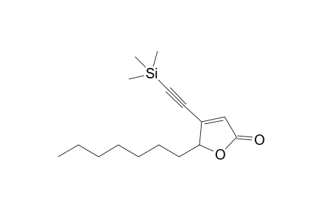 2-Heptyl-3-(2-trimethylsilylethynyl)-2H-furan-5-one