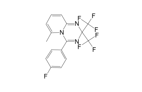 4-(4-Fluoro-phenyl)-6-methyl-2,2-bis-trifluoromethyl-2H-pyrido[1,2-a][1,3,5]triazine