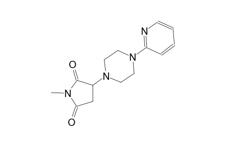 1-methyl-3-[4-(2-pyridinyl)-1-piperazinyl]-2,5-pyrrolidinedione