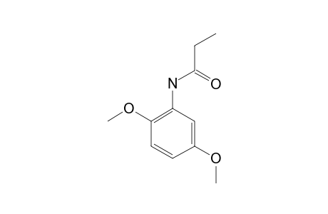 N-(2',5'-DIMETHOXYPHENYL)-PROPANAMIDE