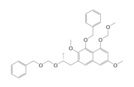 (2'R)-1-Benzoxy-3-[2-(benzoxymethoxy)-1-propyl]-2,6-dimethoxy-8-(methoxymethoxy)naphthalene