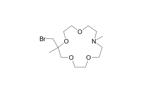 5-Bromomethyl-5,13-dimthyl-1,4,7,10-tetraoxa-13-azacyclopentadecane(monoaza-15-crown-5)