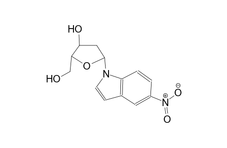 (2R,3S,5R)-2-(hydroxymethyl)-5-(5-nitro-1H-indol-1-yl)tetrahydrofuran-3-ol