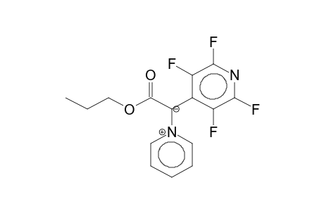 PYRIDINIUM PROPOXYCARBONYL(TETRAFLUORO-4-PYRIDYL)METHYLIDE