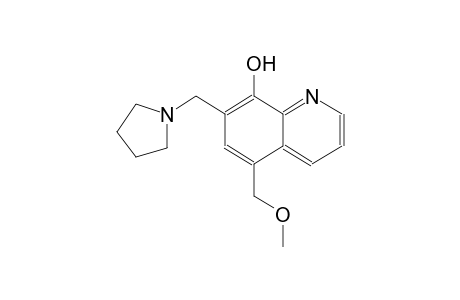 8-quinolinol, 5-(methoxymethyl)-7-(1-pyrrolidinylmethyl)-