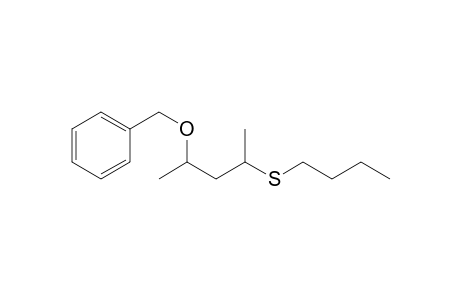 (4-(benzyloxy)pentan-2-yl)(butyl)sulfane
