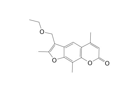 3-(ethoxymethyl)-2,5,9-trimethyl-7-furo[3,2-g][1]benzopyranone