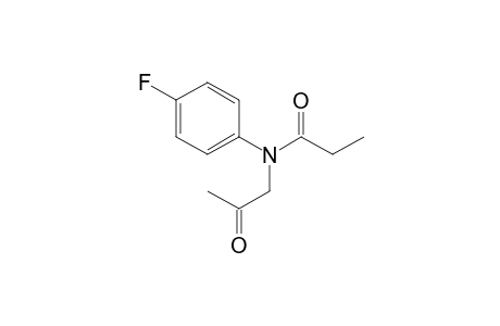 N-(4-Fluorophenyl)-N-(2-oxopropyl)propanamide