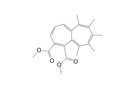Dimethyl 6,7,8,9,10-pentamethylheptalene-4,5-dicarboxylate