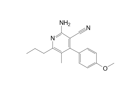 Pyridine-3-carbonitrile, 2-amino-4-(4-methoxyphenyl)-5-methyl-6-propyl-