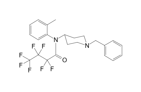 N-(1-Benzylpiperidin-4-yl)-N-(2-methylphenyl)heptafluorobutanamide