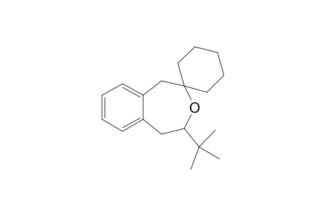 Spirocyclohexane-2-[1,2,4,5-tetrahydro-4-(1,1-dimethylethyl)-3-benzoxepine]