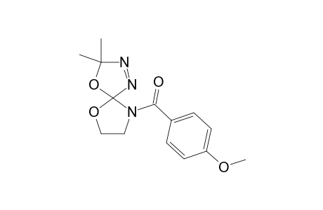 3,4,9-TRIAZA-9-(4-METHOXYBENZOYL)-2,2-DIMETHYL-1,6-DIOXASPIRO-[4.4]-NON-3-ENE;MAJOR-ISOMER