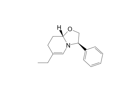 (3R,8aS)-(-)-6-Ethyl-3-phenyl-3,7,8,8a-tetrahydro-2H-oxazolo[3,2-a]pyridine