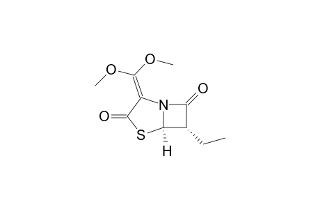 (6S,6aR)-3-(Dimethoxymethylene)-6-ethylperhydroazeto[2,1-b][1,3]thiazole-2,5-dione