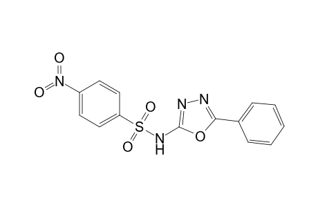 4-nitro-N-(5-phenyl-1,3,4-oxadiazol-2-yl)benzenesulfonamide