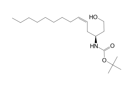 3-[(tert-Butoxycarbonyl)amino]-5-tetradecen-1-ol