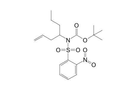 N-Boc-2-nitro-N-(1-propylbut-3-enyl)benzenesulfonamide