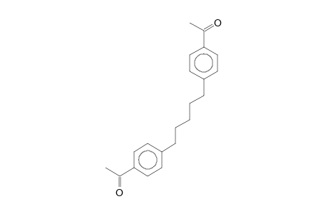 1-{4-[5-(4-Acetylphenyl)pentyl]phenyl}ethanone