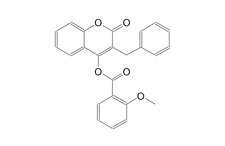 3-benzyl-2-oxo-2H-chromen-4-yl 2-methoxybenzoate