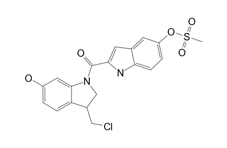 1-CHLOROMETHYL-5-HYDROXY-1,2-DIHYDRO-3-[(5-METHYLSULFONYLOXY-1H-INDOL-2-YL)-CARBONYL]-INDOLINE
